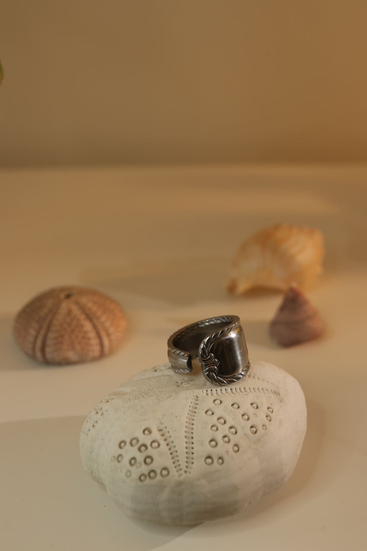 Bague cuillière “Torsade”