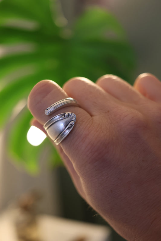 Bague cuillère " Elégance"