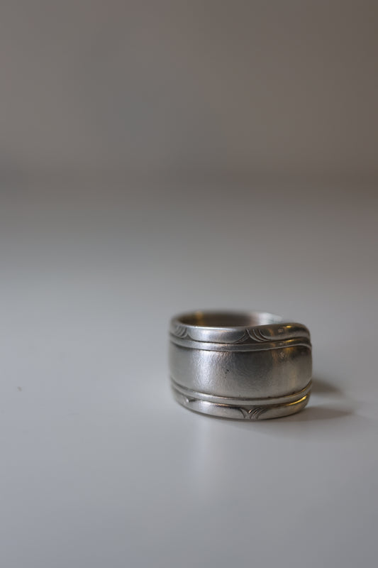 Bague cuillère "trait"