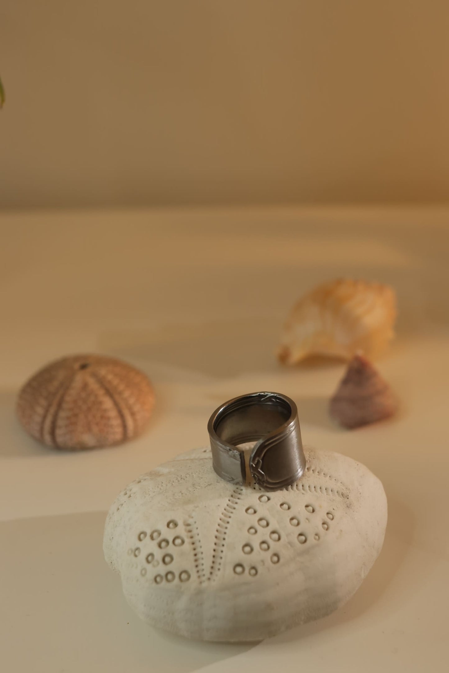 Bague cuillère "croisé"