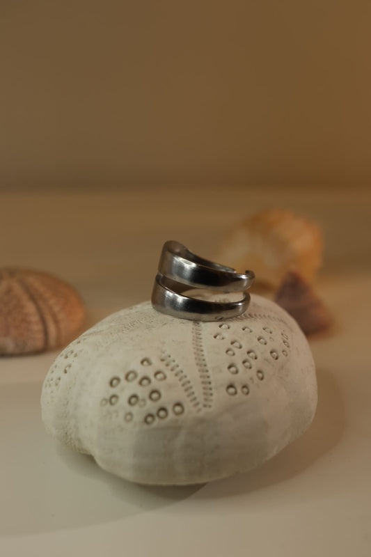 Bague fourchette "Spirale Éternelle"