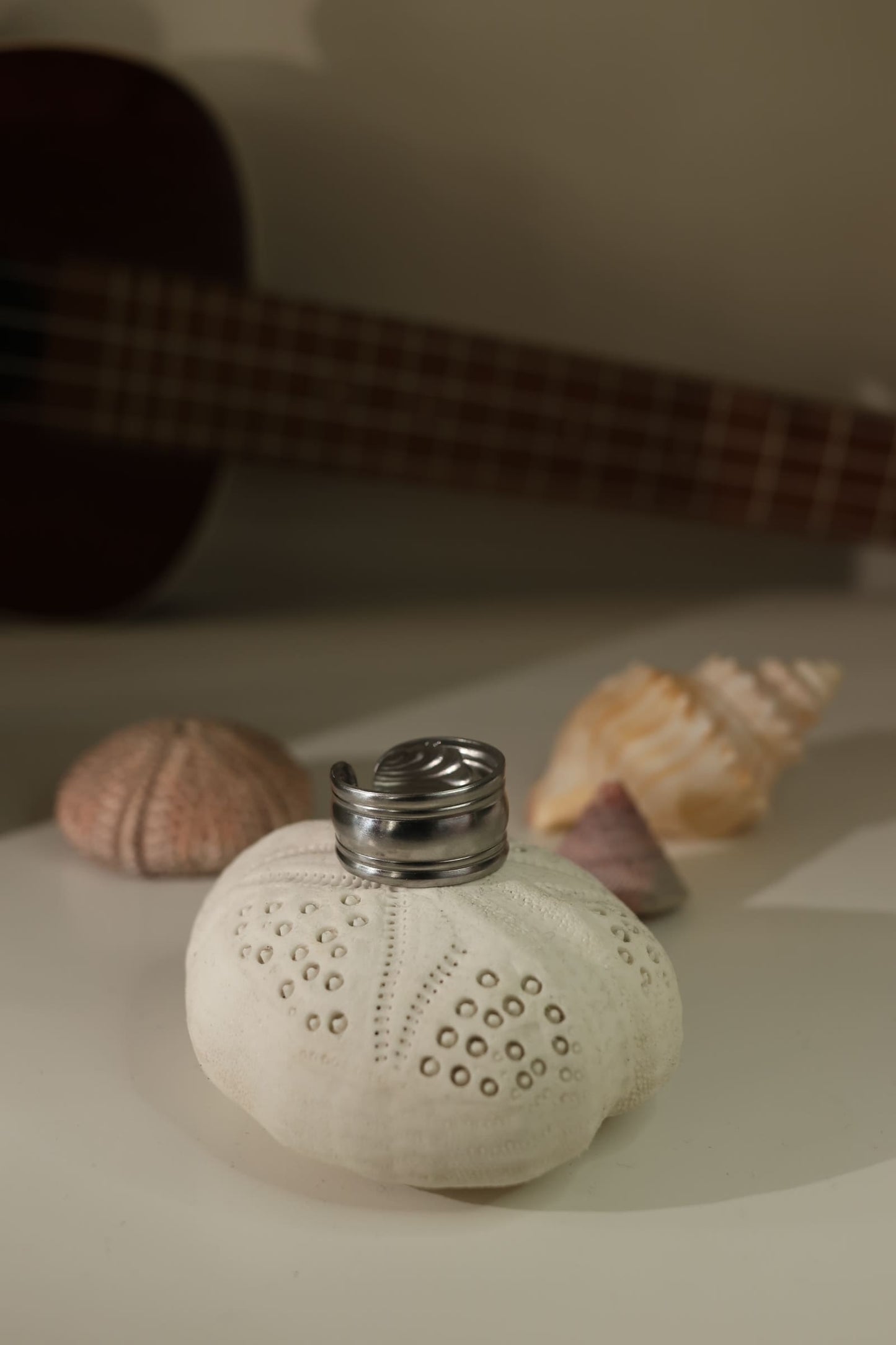 Bague cuillère “Feuille d’Océan”